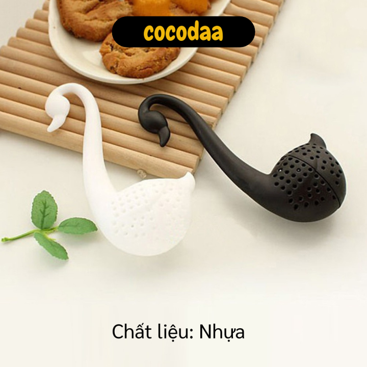 Bộ lọc trà - Bộ lọc trà hình con ngỗng chịu nhiệt tốt, an toàn, tiện dụng - Bộ lọc trà thiên nga - Phụ Kiện Trà - Dụng cụ pha trà