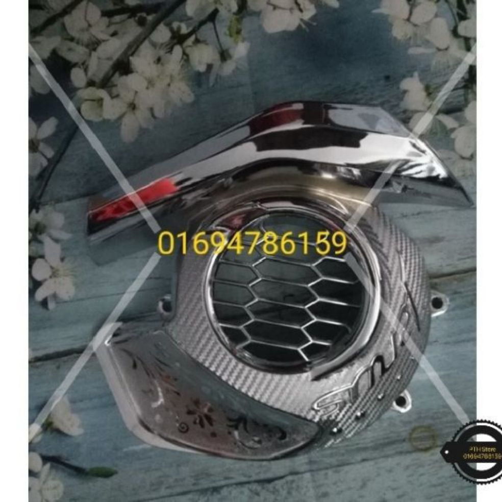 Ốp quạt gió mạ crom xe Yamaha JANUS