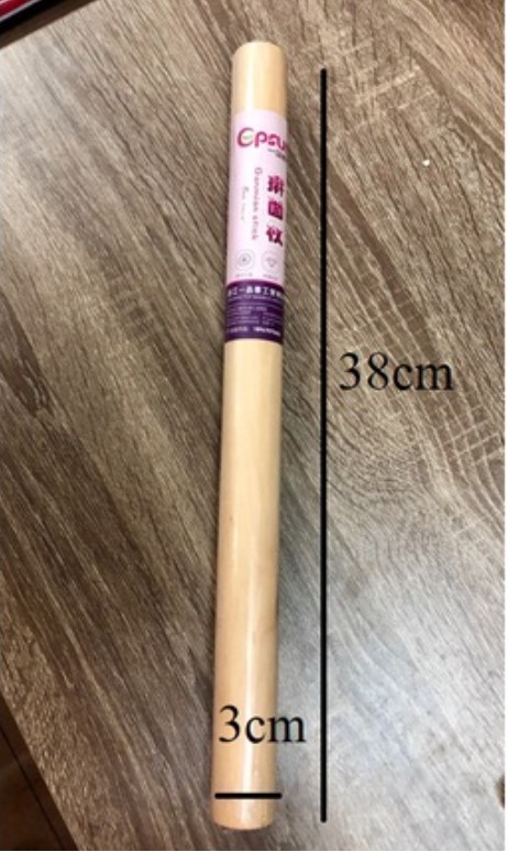 Cán bột gỗ / cây lăn bột gỗ 28cm - 38cm