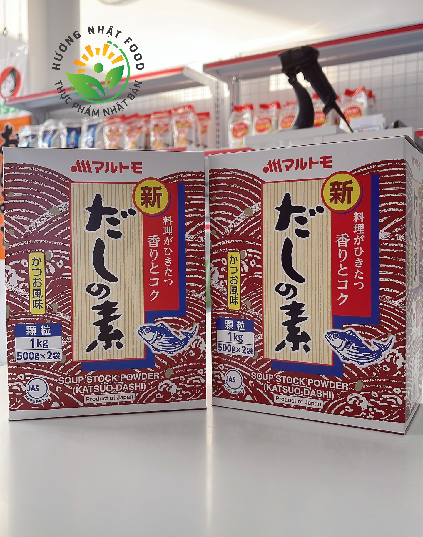 Hạt Nêm Dashi Cá ngừ Hondashi Marutomo Nhật Bản 1Kg