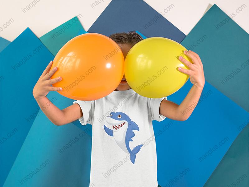Áo thun dành cho trẻ em-in hình cá mập đẹp-giá siêu rẻ