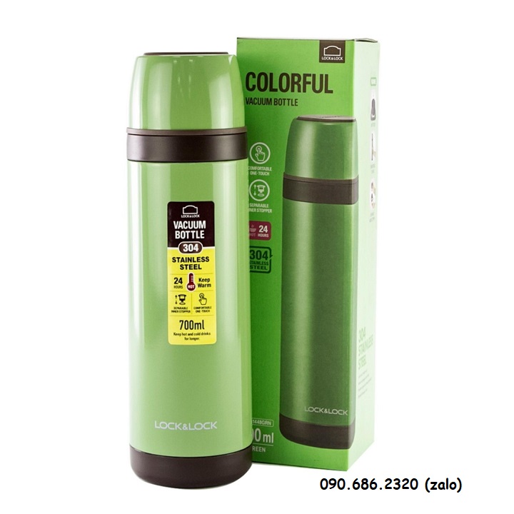 bình giữ nhiệt lock&lock - bình giữ nhiệt inox 700ml