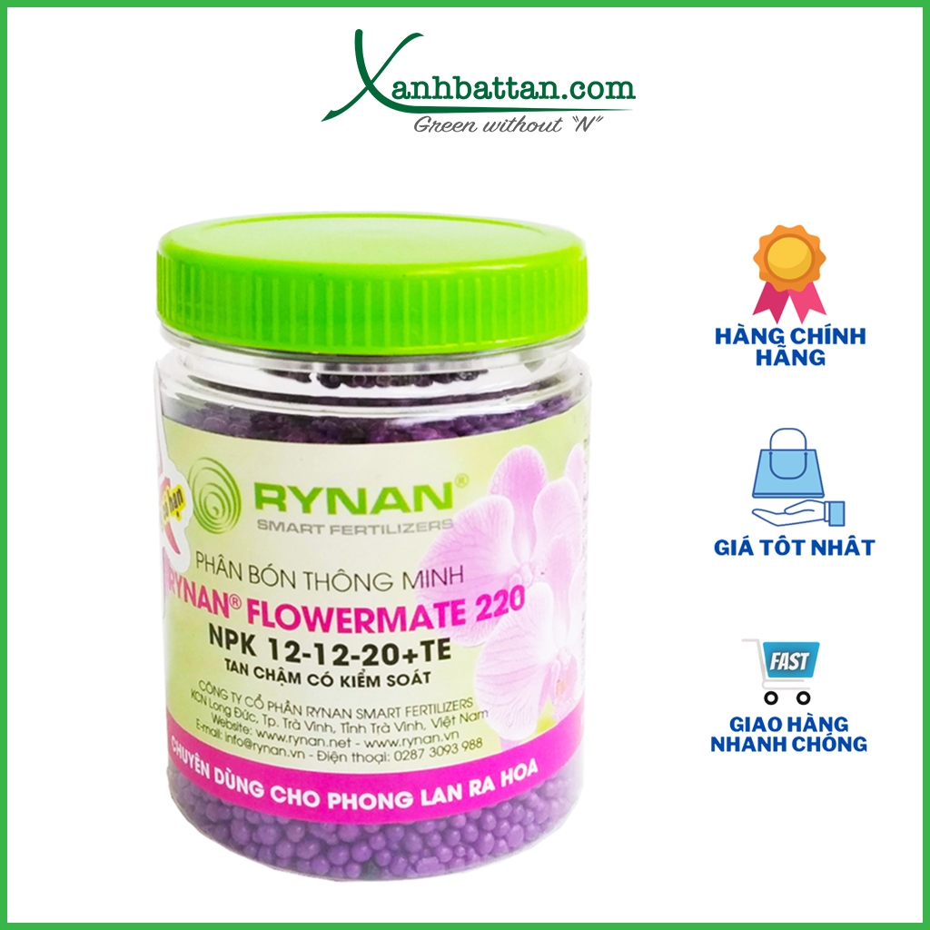 Phân Tan Chậm Cho Lan Rynan Flowermate 220 Dạng Thông Minh