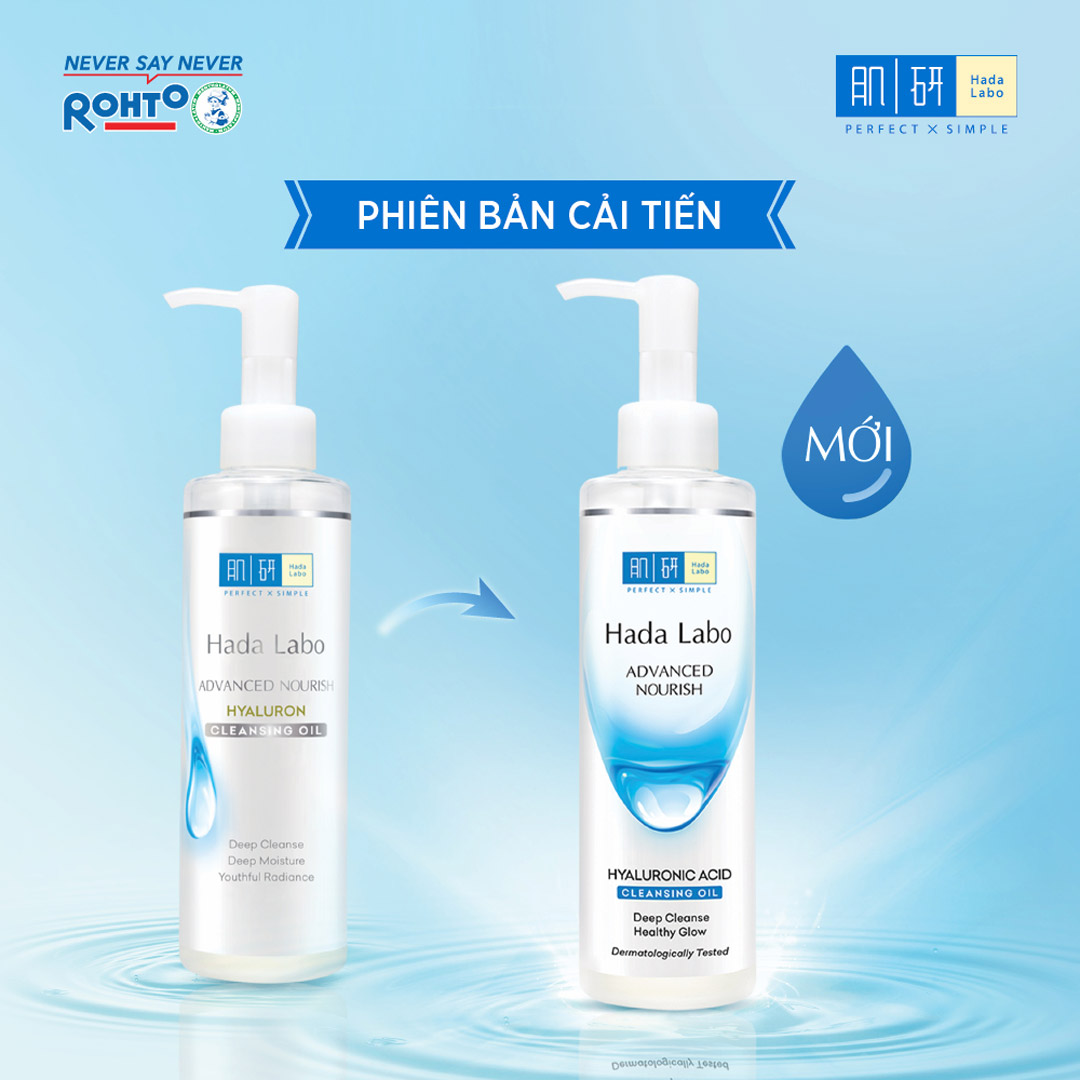 Dầu tẩy trang sạch sâu dưỡng ẩm Hada Labo Advanced Nourish 200ml