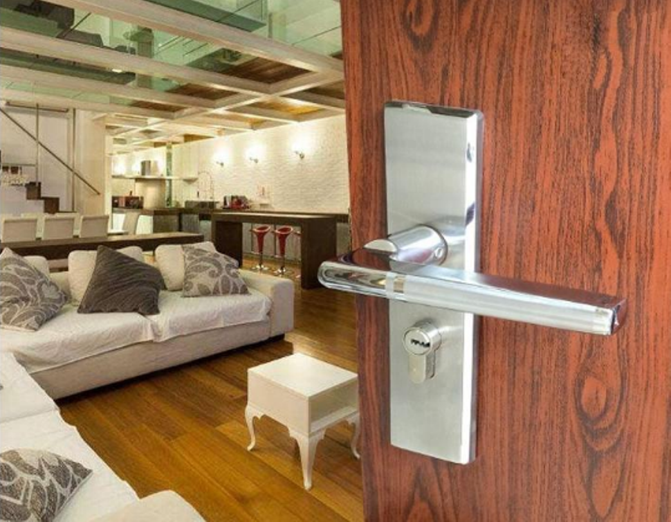 Khóa cửa tay gạt Inox Canadi MS6A