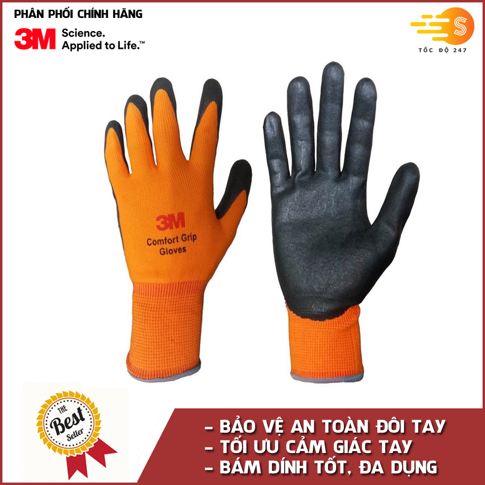 Găng tay đa dụng 3M GTDD - Size L nhiều màu