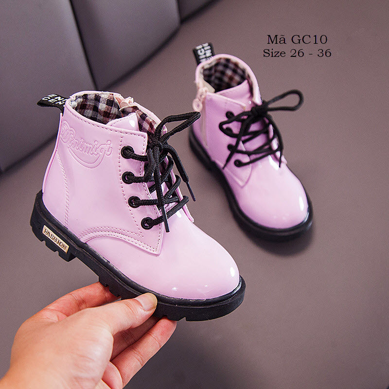Bốt cổ cao bé gái 3 - 10 tuổi GC10