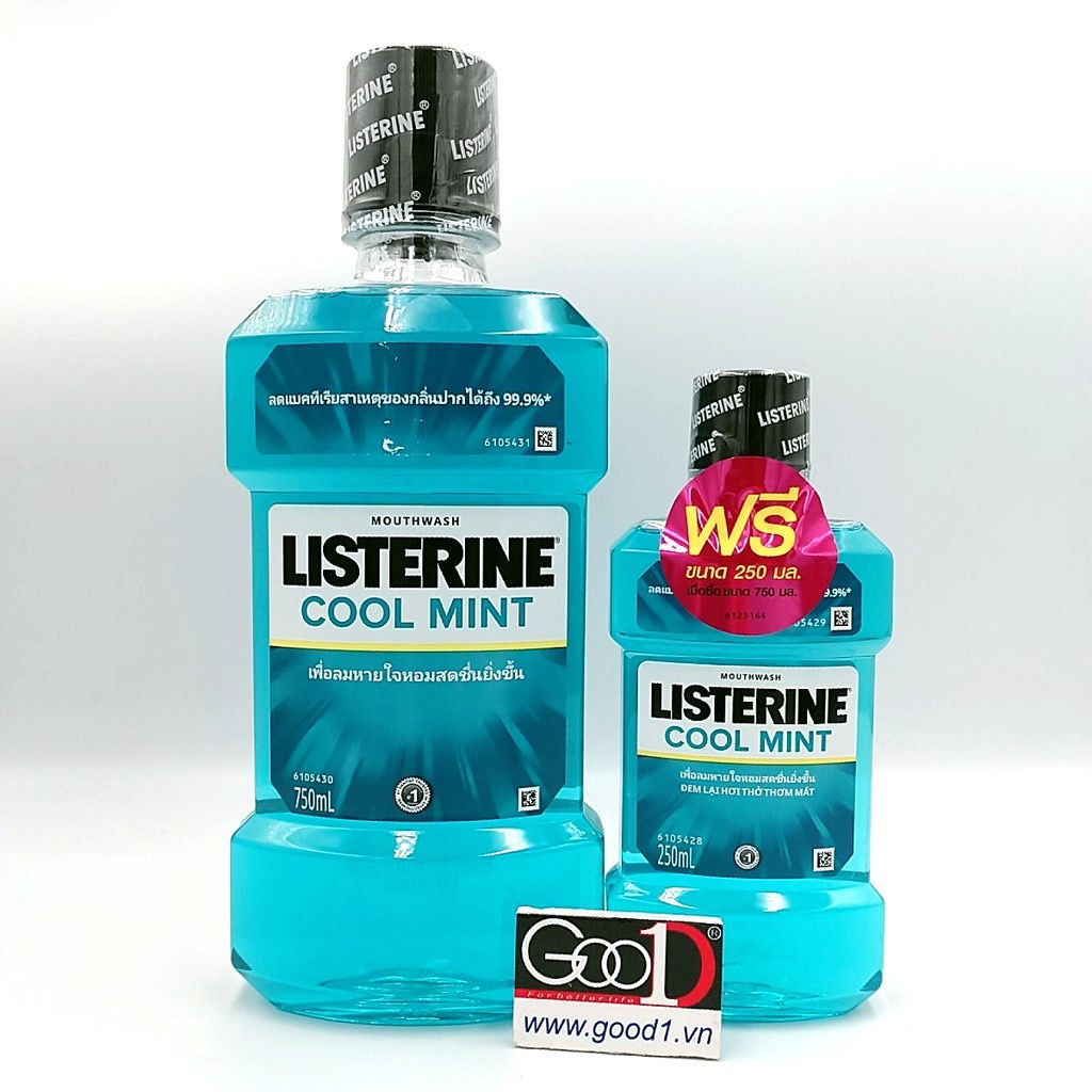 nước súc miệng listerine