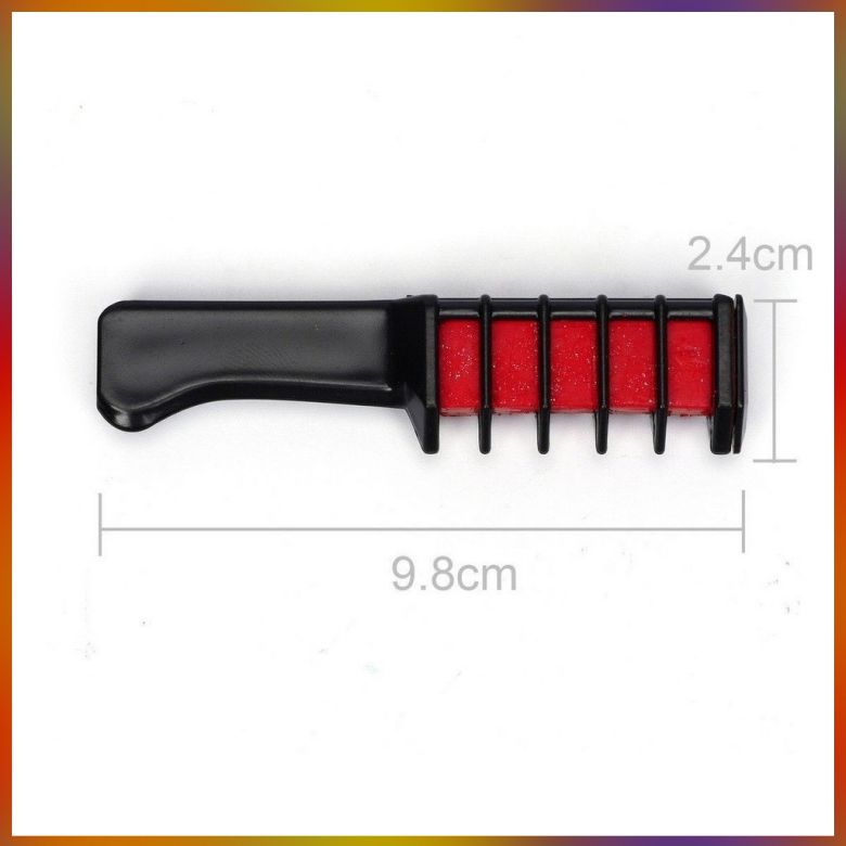 Bột phấn nhuộm tóc tạo mầu tóc đỏ tạm thời dạng lược 14g/chiếc