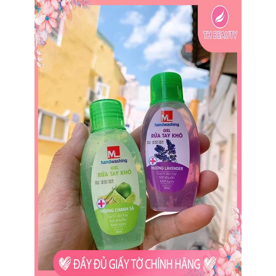 [Chính hãng] Gel rửa tay khô sát khuẩn Mini 60ml