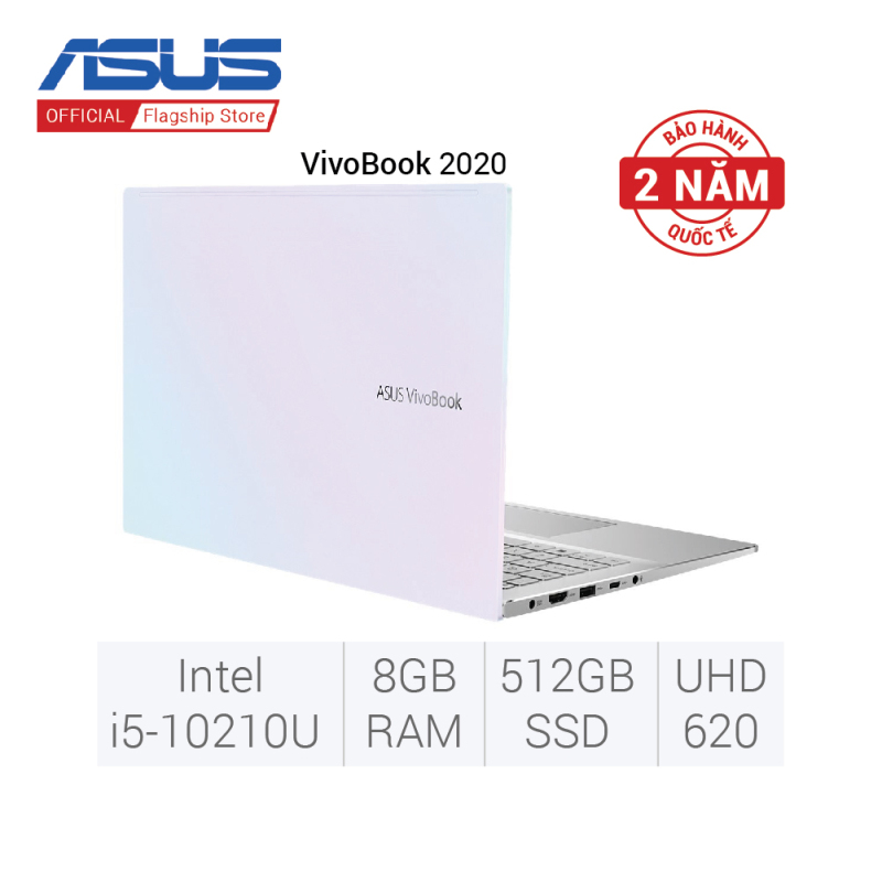 [Trả góp 0%]Laptop Asus VivoBook S15 S533FA-BQ026T (Core i5-10210U/ 8GB RAM/ 512GB SSD/ 15.6 FHD/ Win10 sản phẩm được bảo hành 2 năm ( bằng hóa đơn mua hàng)