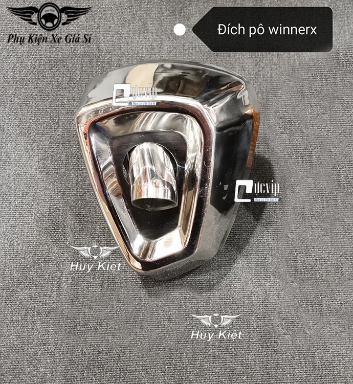 Chụp đích pô kèm ống tiêu winner x v2, v3, winner x 2019 - 2022 inox 304 ms3249