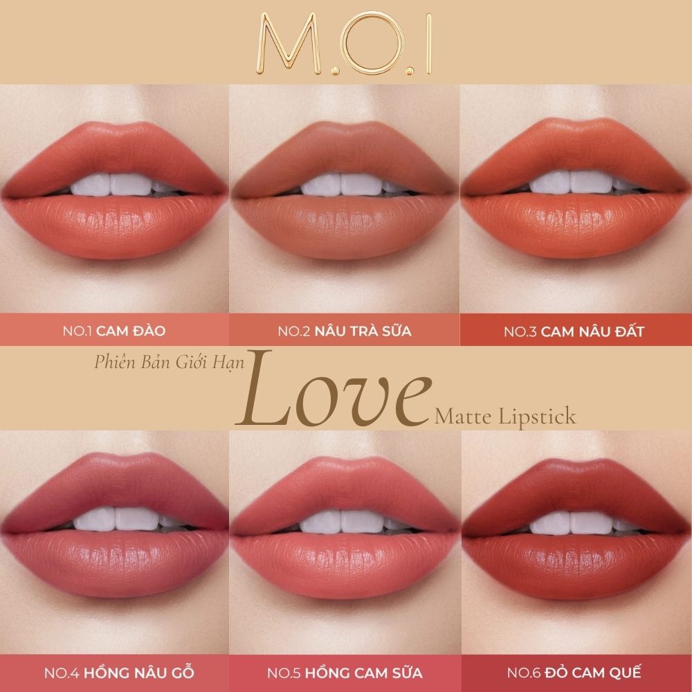 Son thỏi cao cấp phiên bản giới hạn Love M.O.I Hồ Ngọc Hà Cosmetics (2.2g) chính hãng