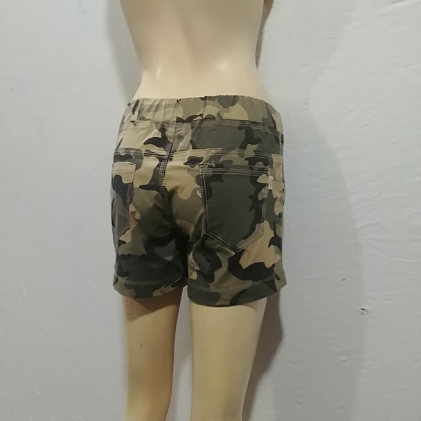 [HCM]Quần sọt jean kaki lính