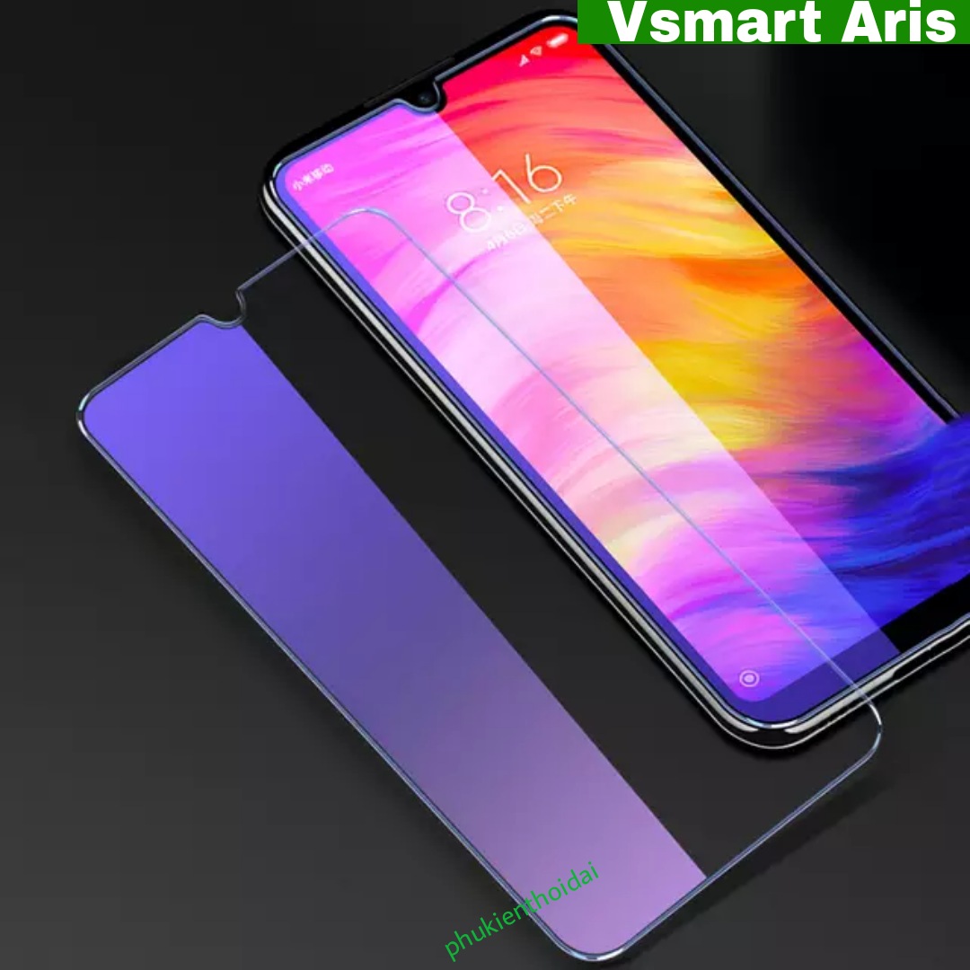 CƯỜNG LỰC VSMART ARIS TÍM UV CHỐNG TIA XANH HẠI MẮT CAO CẤP 9H TẶNG KEO MÉP