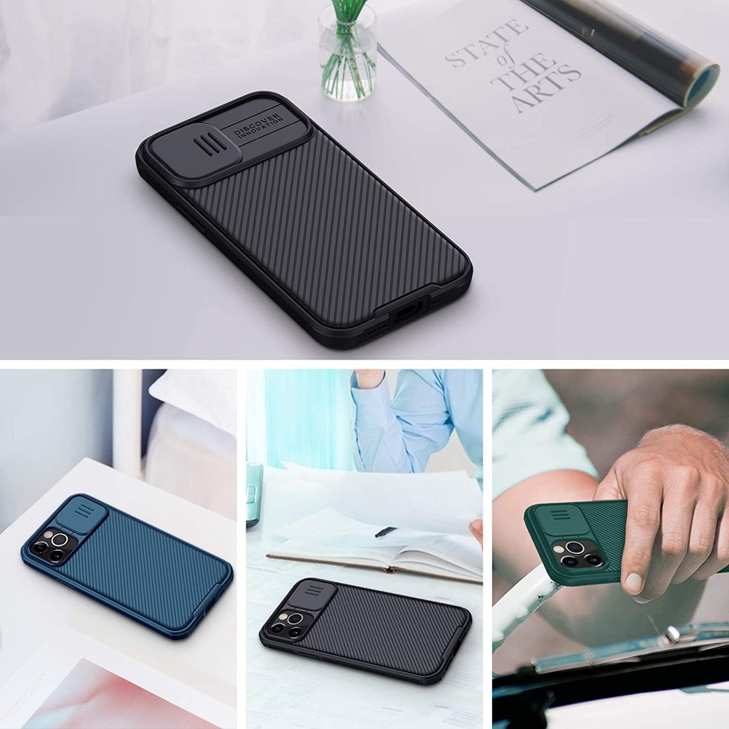 Ốp Lưng Nillkin CamShield Pro iPhone 12 / 12 Pro / 12 Pro Max