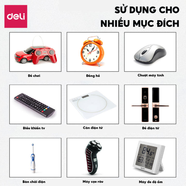 Pin Kiềm Akaline Deli Megactive - 2 loại AA và AAA - Vỉ 2 Viên / 4 Viên Mạnh Mẽ, Nguồn Điện Dồi Dào, Sử Dụng Đa Năng - Hình ảnh 7