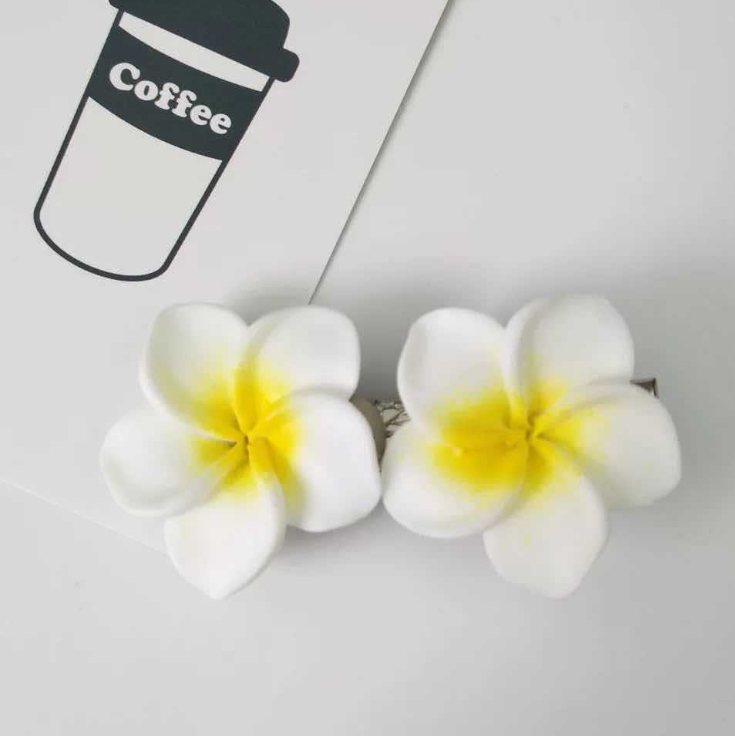 Kẹp tóc hoa sứ - hoa đại dễ thương KAH134