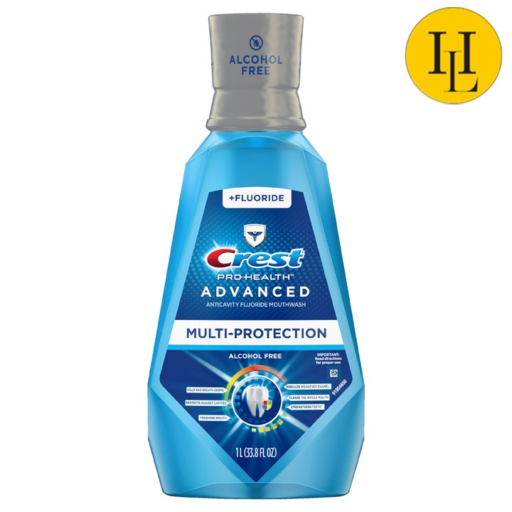 Nước Xúc Miệng Crest PRO Health Multi Protection Clean Mint 1 lít