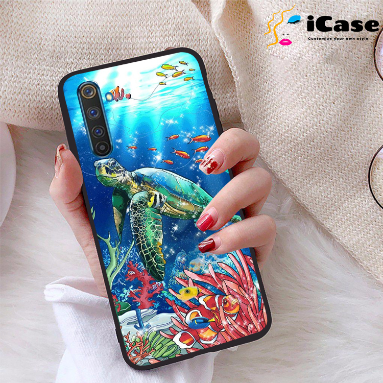 Ốp lưng Realme 6 Pro viền dẻo TPU BST Sea