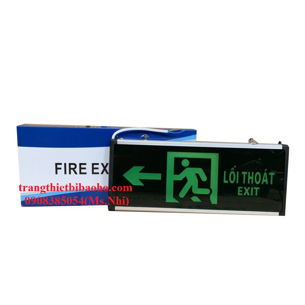 Đèn Exit 2 mặt thoát hiểm sử dụng điện 220V- Mẫu mã đa dạng - Hình thật, hàng sẵn