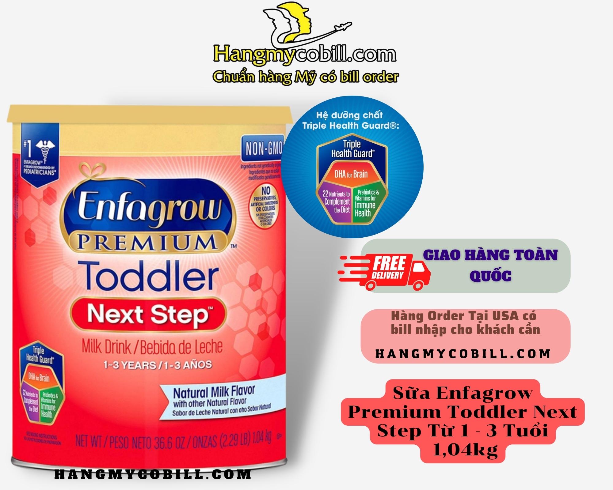 Sữa Enfagrow Premium Toddler Next Step 1,04kg (Có bill nhập)