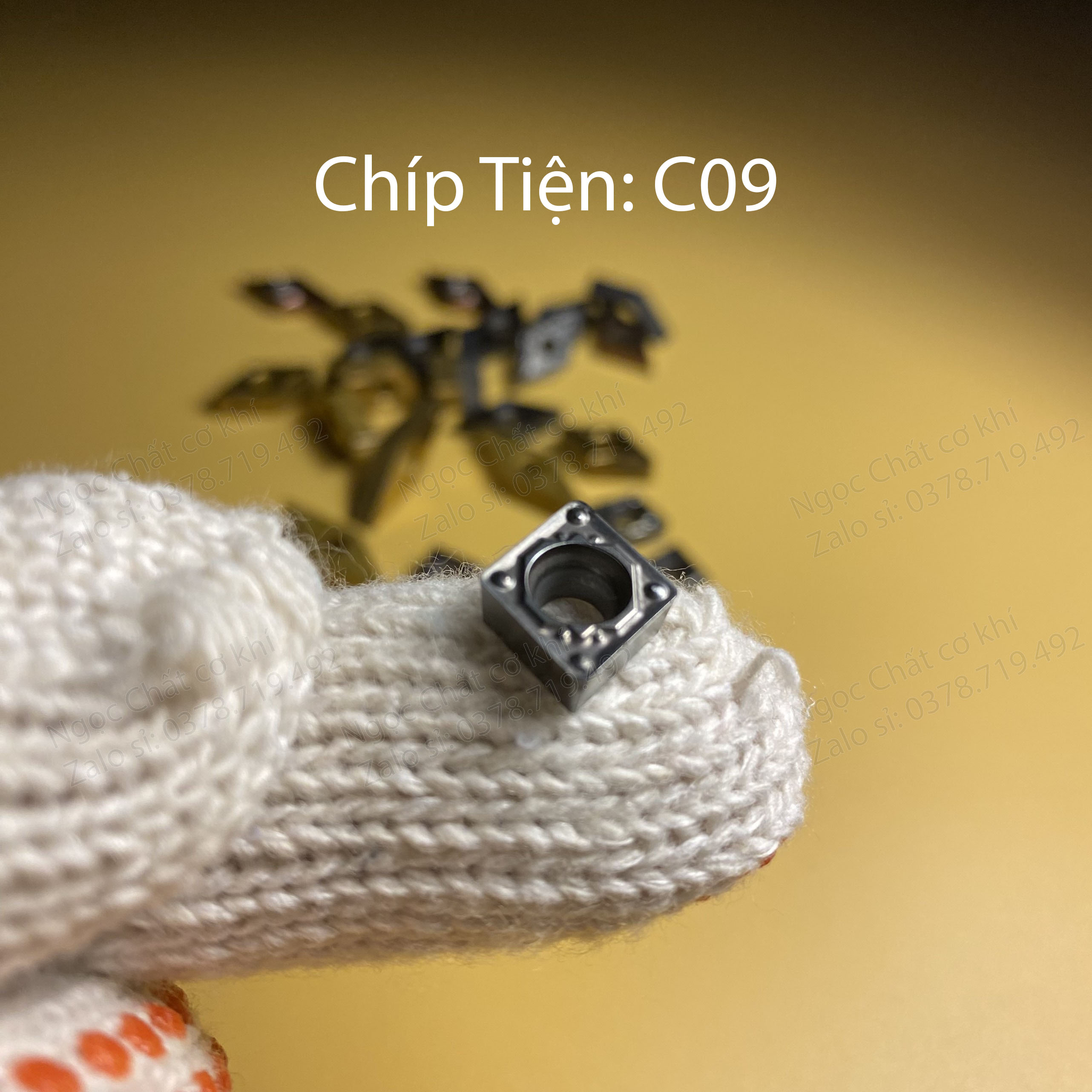 Mảnh chip tiện móc lỗ C09 Nhật lướt (có sỉ)