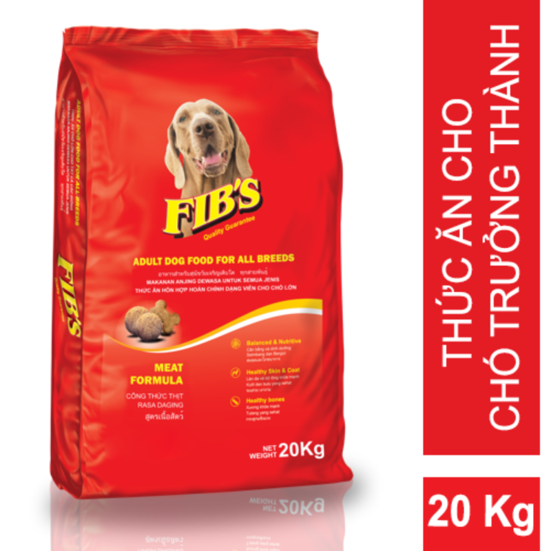 Thức ăn cho chó trưởng thành Fibs 20kg