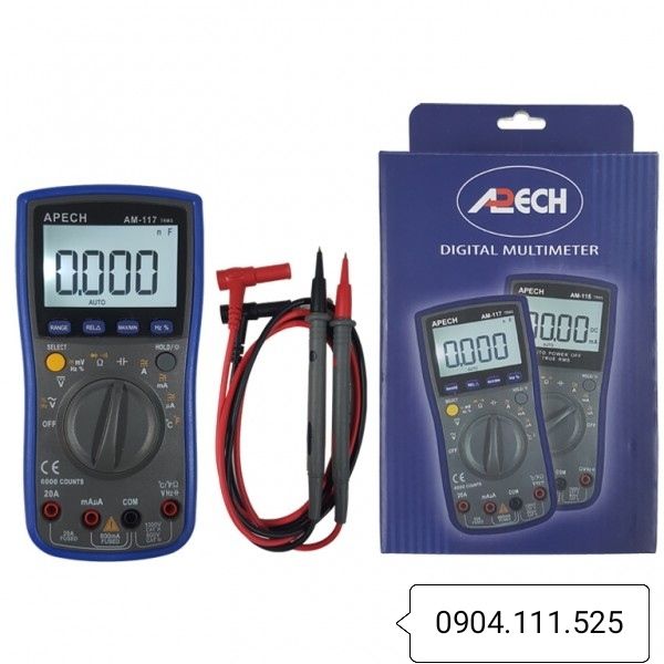 [HCM]Đồng hồ vạn năng APECH AM-117 (TrueRMS)
