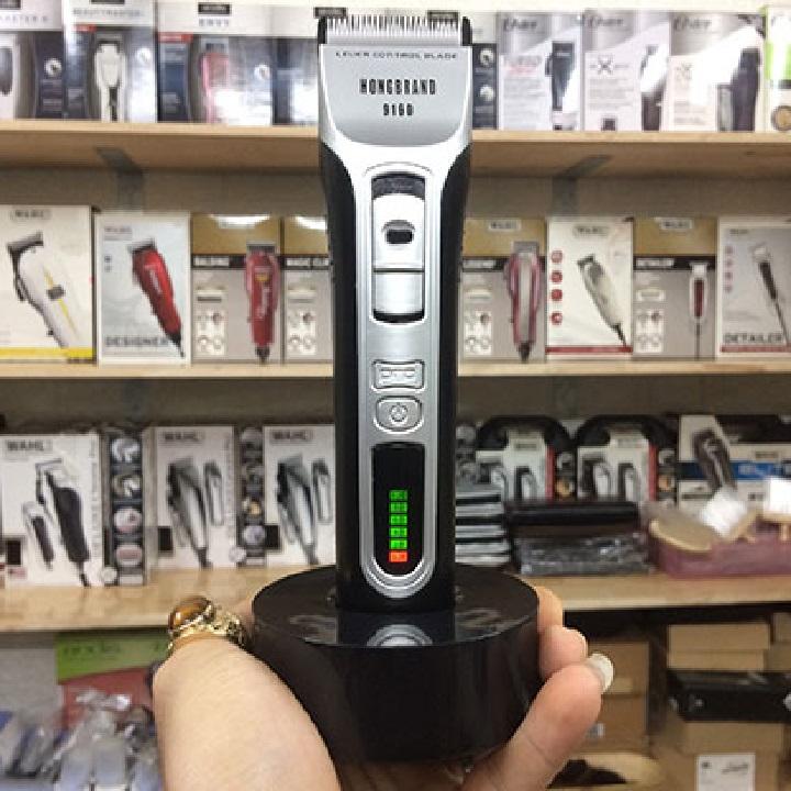 Tông đơ cắt tóc lưỡi sứ hiển thị pin cao cấp