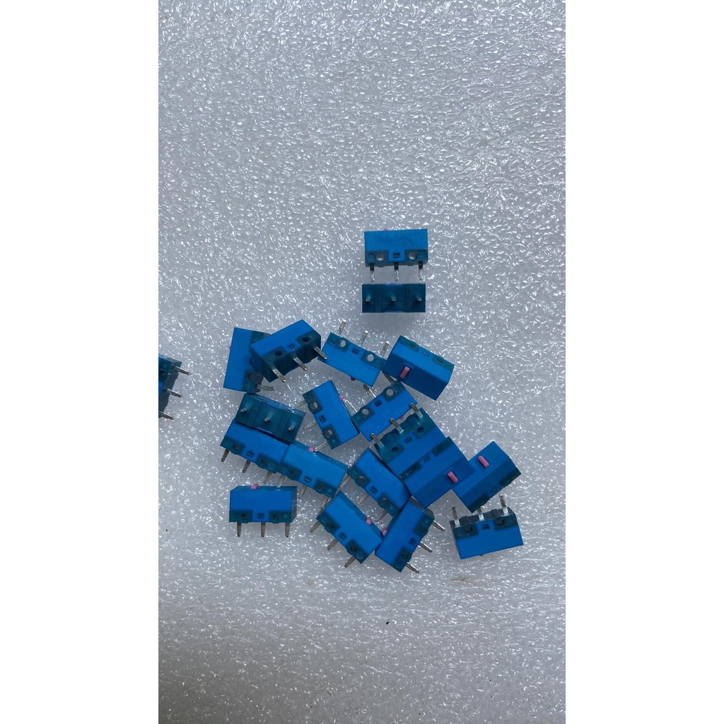 Nút Click Chuột, Switch Chuột Huano 80M (80 triệu lần bấm) Blue Pink Dot