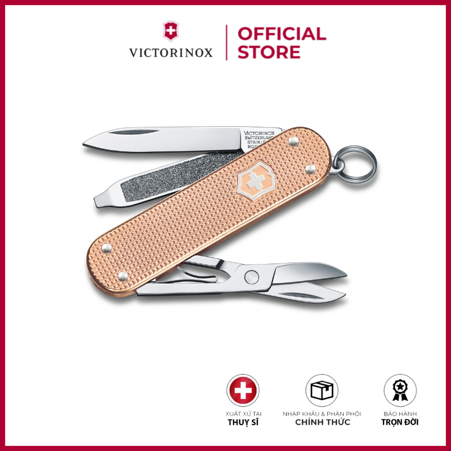 BÁO GIÁ Dao Làm Bếp Victorinox | Shopee Lazada Sendo Tiki mới nhất 50 Dao đa năng Victorinox Classic Alox colors collection 58mm NEW 2021 with gift box