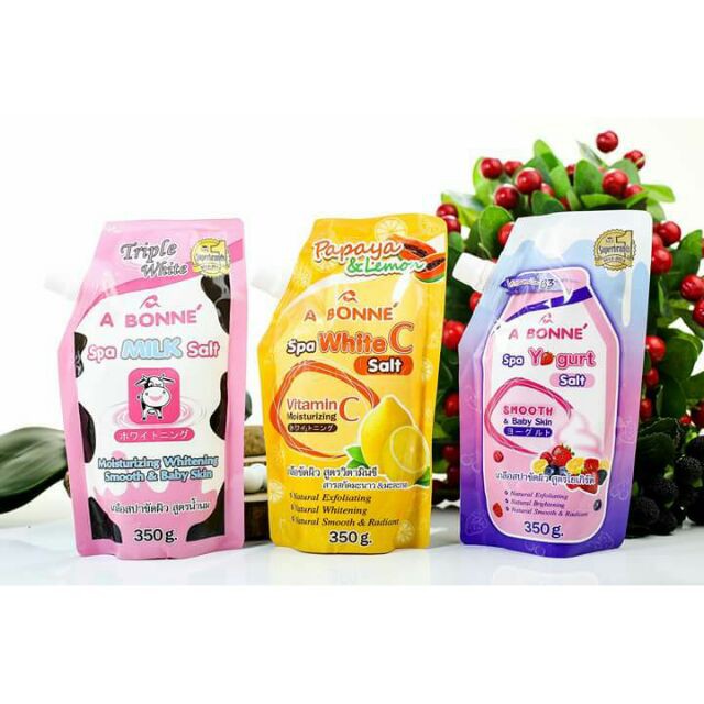 Muối tắm trắng da A Bonne Thái Lan 350g (Chính Hãng)