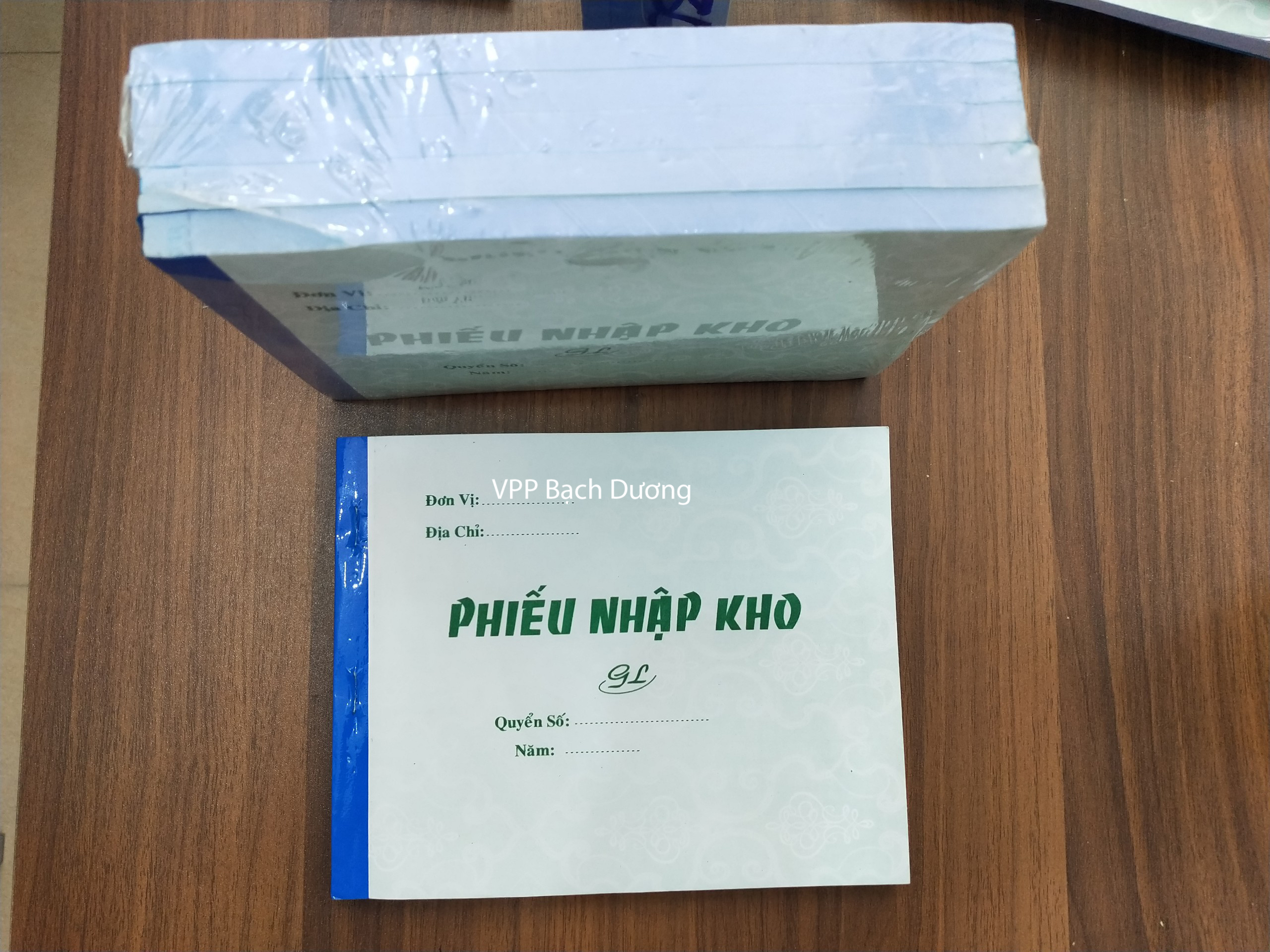 Phiếu Nhập Kho 3 liên cỡ A5 (16cm x 20cm) 150 tờ - Cuốn