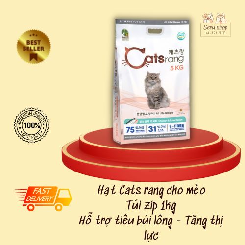 [Hàng công ty] Thức ăn cho mèo Hàn Quốc Catsrang 1KG