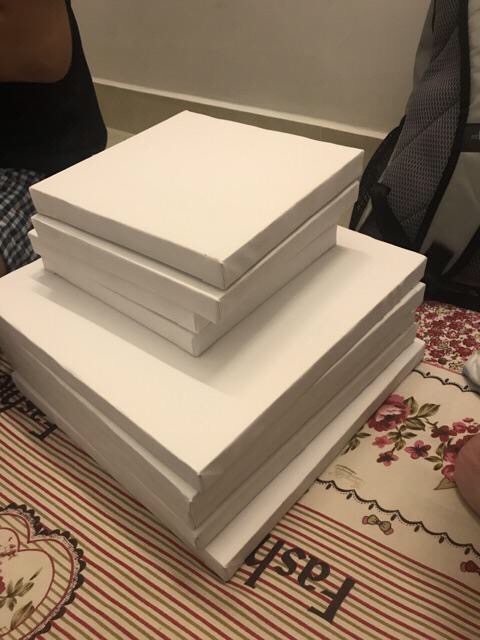 Set 2 khung toan/khung canvas để vẽ (40x40 cm)