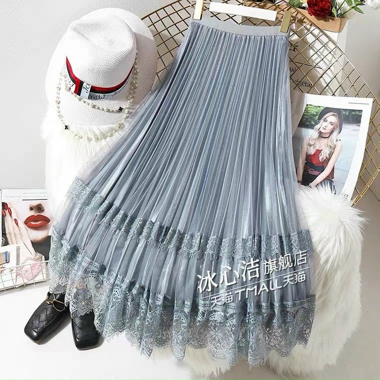 Chân váy voan ly - có thể mặc 2 kiểu khác nhau