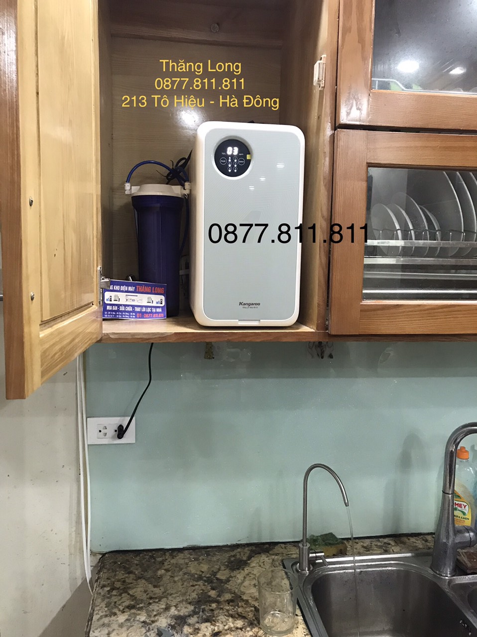 Kangaroo Hydrogen Kg400Hu Water Purifier - Installed