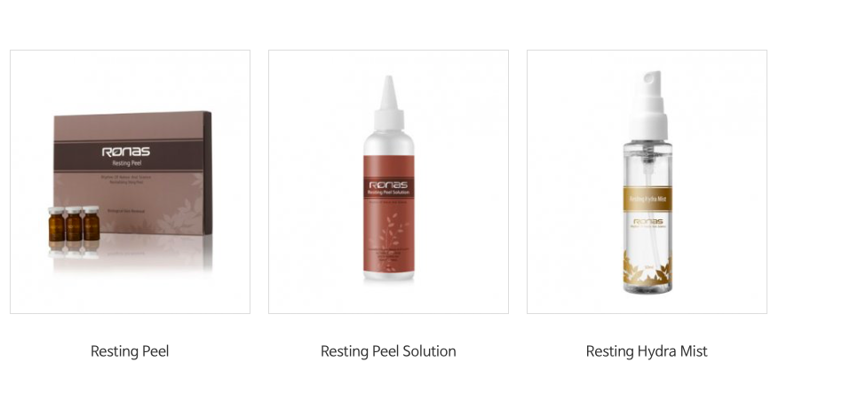 Tảo Peel Tái Tạo Da Ronas Resting Peel Solution ( set 1 lọ tảo + 20ml hoạt chất)