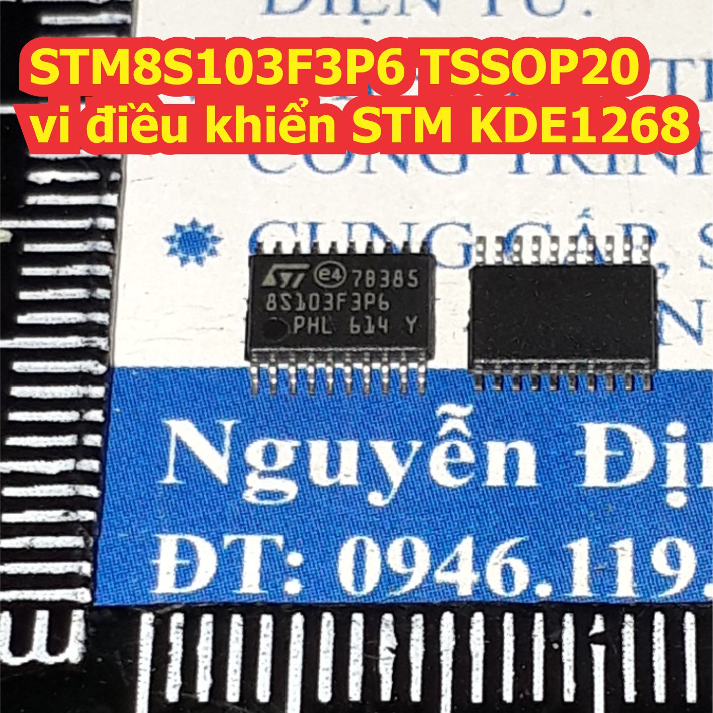 Stm8s103f3p6 8s103f3p6 tssop20 vi điều khiển stm kde1268