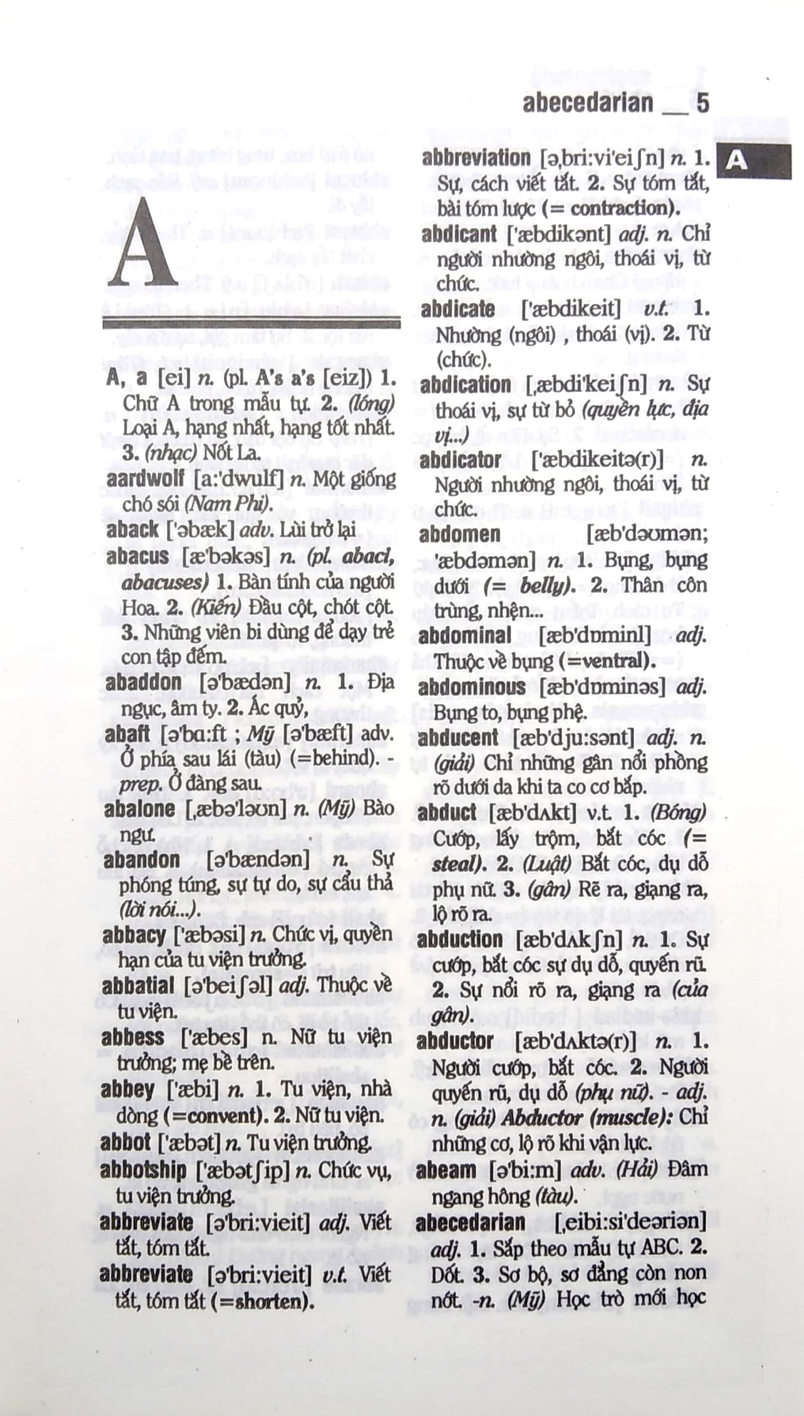 Fahasa - Từ Điển Anh Việt - Việt Anh (Bìa Cứng - Tái Bản)