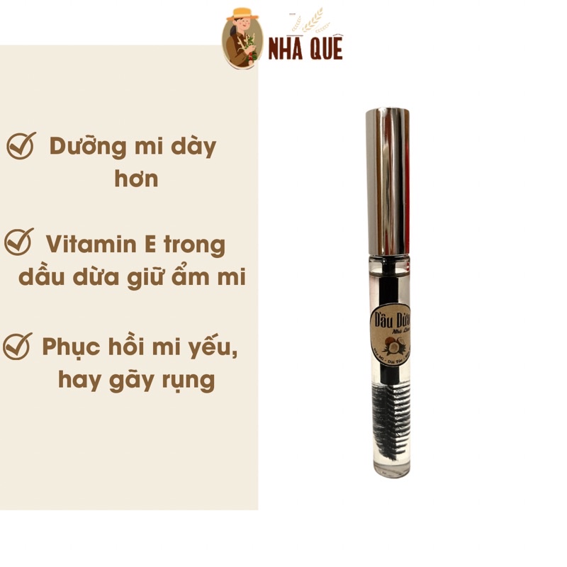 MASSCARA dưỡng mi dầu dừa