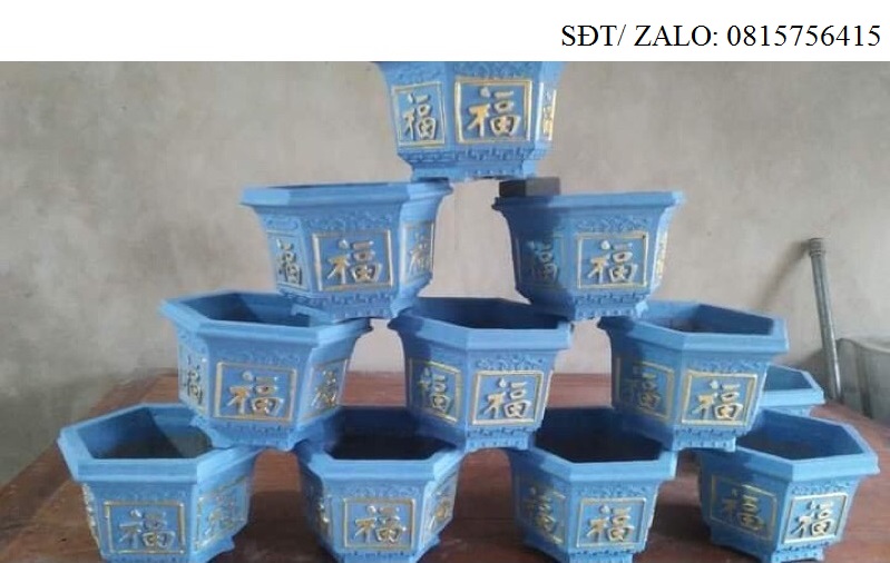 Khuôn chậu cảnh lục giác 20, khuôn abs dễ dàng thi công