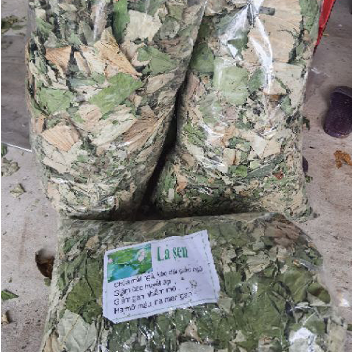 1kg lá sen khô giảm cân