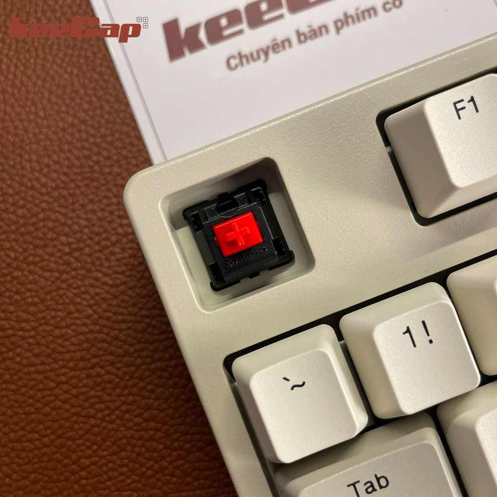 [KEECAP] Bàn phím cơ IKBC W200 Industrial Gray Retro (Wireless 2.4Ghz – Cherry MX Red Switch – 87 phím)