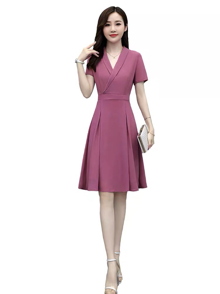 [HCM]ĐẦM CỔ SƠ MI PHỐI DÂY EO CỰC XINH