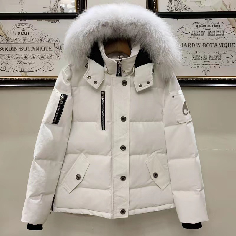 Áo khoác lông vũ nam cổ lông moose knuckles original 3q chất liệu lông vũ siêu dầy siêu ấm