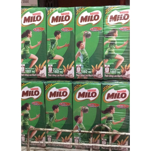 Thùng 48 Hộp Sữa Milo Hương vị ca cao Lúa Mạch 180ml - HSD Luôn Mới