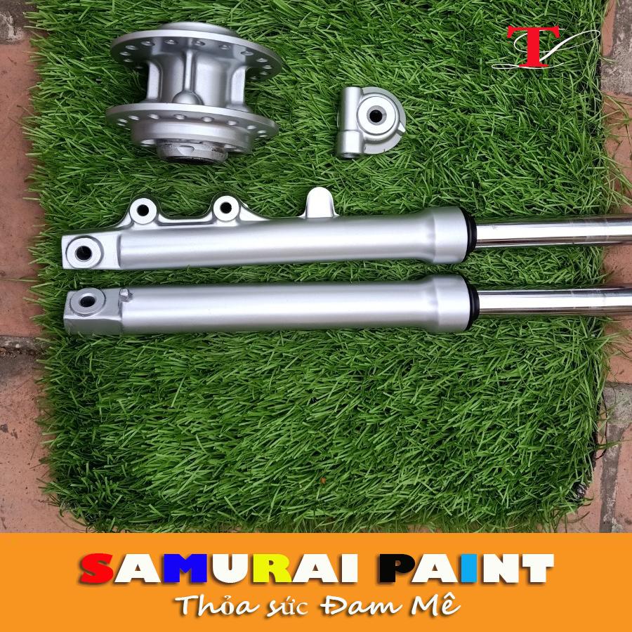 Sơn samurai - Chai sơn samurai màu bạc 124