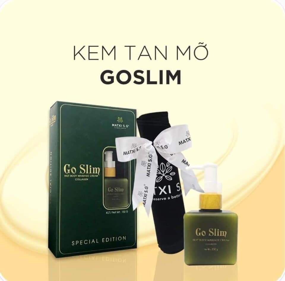 Kem tan mỡ bụng Go slim (tặng kèm nịt bụng)
